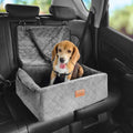 Hunde-Autositz „Reiseburg" – Boostersitz mit Stautasche & Sicherheitsgurt