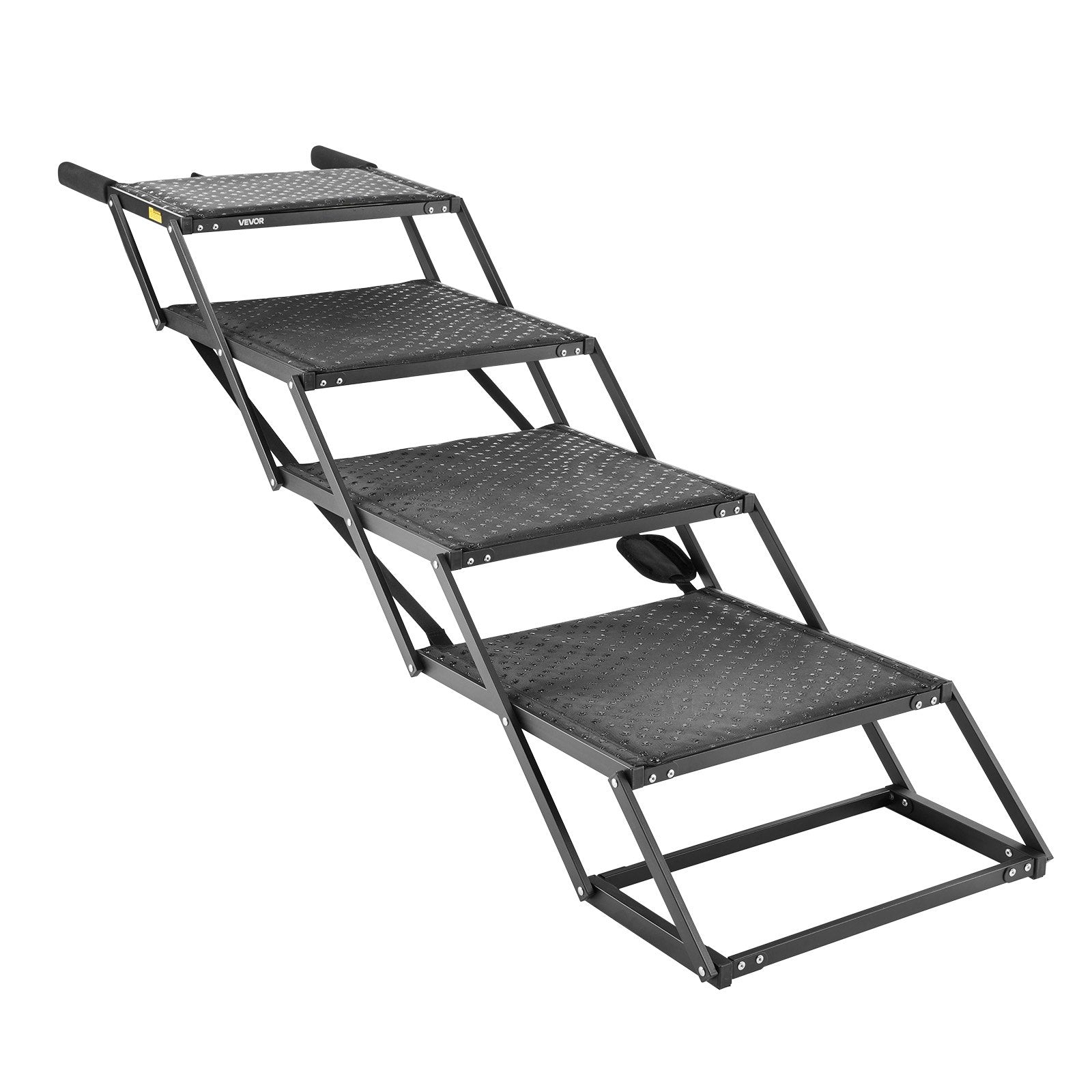 Hunde-Treppe „Sanfter Aufstieg" – 4 Stufen, faltbar, fürs Auto, Bett & Sofa